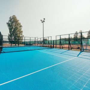 ulko padel kenttä Pajulahdessa.